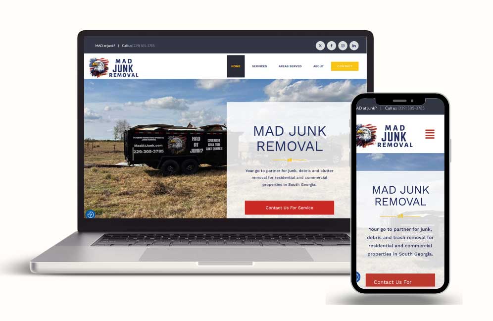 Custom website design and SEO optimization for a small business in Valdosta, GA